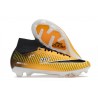 Nike Zoom Mercurial Superfly IX Elite FG Gul Svart