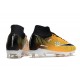 Nike Zoom Mercurial Superfly IX Elite FG Gul Svart