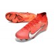 Nike Zoom Mercurial Superfly 9 Elite FG MDS Röd Vit