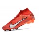 Nike Zoom Mercurial Superfly 9 Elite FG MDS Röd Vit