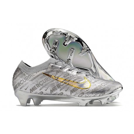 Nike Zoom Mercurial Vapor 15 Elite FG Silver Guld