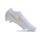 Nike Zoom Mercurial Vapor 15 Elite FG Vit Blå Guld