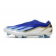 adidas Fotbollsskor X Crazyfast 1 Snörlösa FG Messi Spark Gen10s - Lucid Blue Blue Burst Vit