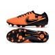 Nike Tiempo Legend 10 Elite Fotbollssko för Gräs Orange Svart