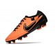 Nike Tiempo Legend 10 Elite Fotbollssko för Gräs Orange Svart