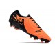 Nike Tiempo Legend 10 Elite Fotbollssko för Gräs Orange Svart