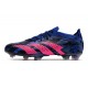 adidas Predator Accuracy .1 Low FG Lucid Blue Team Real Magenta Svart 