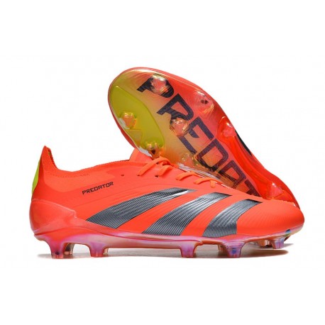 adidas Predator 24 Elite FG Predstrike Röd Svart Gul LIMITED EDITION