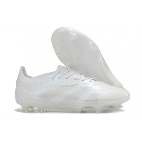 adidas Predator 24 Elite FG Pearlized Vit Silver