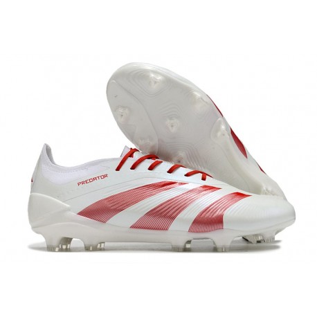 adidas Predator 24 Elite FG Vit Röd