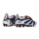 adidas Predator Tongue Elite FG Silver Svart Röd 