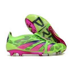 Adidas Predator Tongue Elite FG Generation Pred Grön Rosa Lucid Lemon