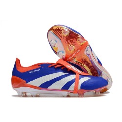 adidas Predator Tongue Elite FG Blå Vit Röd