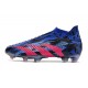 adidas Predator Accuracy+ Fg Lucid Blue Team Real Magenta Svart