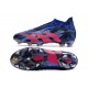 adidas Predator Accuracy+ Fg Lucid Blue Team Real Magenta Svart