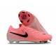 Nike Phantom GX 2 Elite FG Rosa Svart