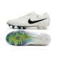 Nike Tiempo Legend 10 Elite Fotbollssko för Gräs Vit Svart Grön