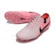 Nike Tiempo Legend 10 Elite Fotbollssko för Gräs Rosa Svart