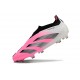 adidas Predator Elite Snörlösa FG Rosa Vit Svart