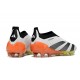 adidas Predator Elite Snörlösa FG Vit Svart Orange