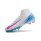 Nike Zoom Mercurial Superfly 10 Elite FG Vit Blå Rosa