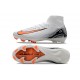 Nike Zoom Mercurial Superfly 10 Elite FG Vit Orange Svart