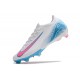 Nike Air Zoom Mercurial Vapor 16 Elite FG Vit Blå Rosa