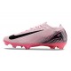 Nike Air Zoom Mercurial Vapor 16 Elite FG Rosa Svart