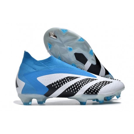 adidas Predator Accuracy+ Fg Vit Blå Svart