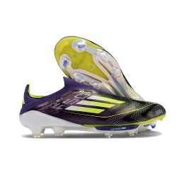 Fotbollsskor Adidas F50+ LL FG Lila Gul