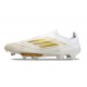 Fotbollsskor Adidas F50+ LL FG Vit Guld