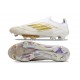 Fotbollsskor Adidas F50+ LL FG Vit Guld