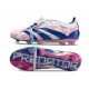 adidas Predator Tongue Elite FG Reemergence -Vit Blå Rosa