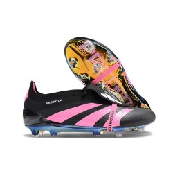 adidas Predator Elite Fold-over Tongue FG Svart Rosa