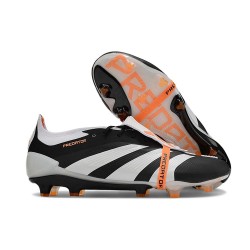 adidas Predator Elite Fold-over Tongue FG Svart Vit Orange