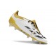 adidas Predator Elite Fold-over Tongue FG Vit Guld Silver