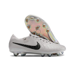 Nike Tiempo Legend 10 Elite FG PLAYER EDITION Rising Gem - Grå Svart