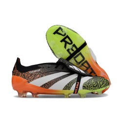 adidas Predator Elite Fold-over Tongue FG Orange Svart Vit Grön