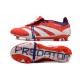 adidas Predator Elite Fold-over Tongue FG Röd Vit