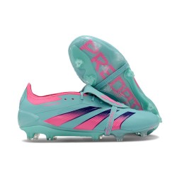 adidas Predator Elite Fold-over Tongue FG Blå Rosa