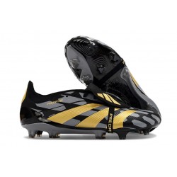 adidas Predator Elite Fold-over Tongue FG Svart Guld