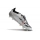 adidas Predator Elite Fold-over Tongue FG Silver Svart