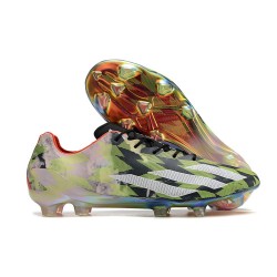 Adidas X Crazyfast Elite Fg/Ag Lucid Lemon Vit Röd