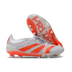 adidas Predator Elite Fold-over Tongue FG Grå Röd 