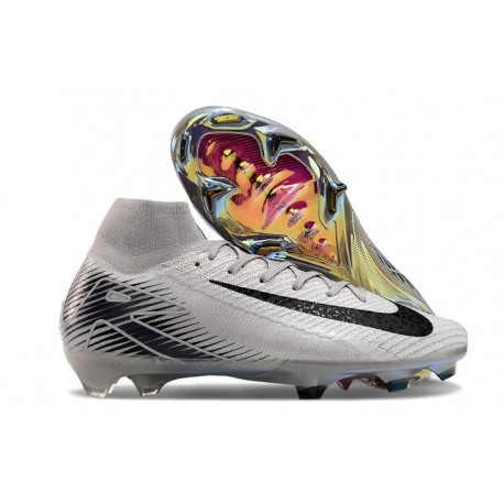 Nike Zoom Mercurial Superfly 10 Elite FG Grå Svart