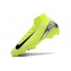 Nike Zoom Mercurial Superfly 10 Elite FG Gul Silver Svart