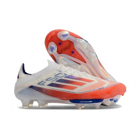 Skor Adidas F50+ Elite FG Vit Röd Blå