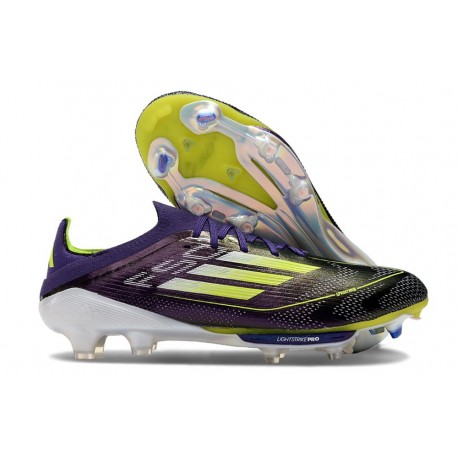 Skor Adidas F50+ Elite FG Lila Gul