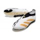 adidas Predator Elite Snörlösa FG Vit Guld