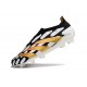 adidas Predator Elite Snörlösa FG Svart Vit Guld